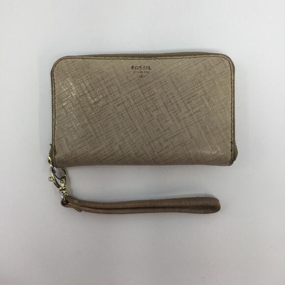 Fossil Zippered Wallet, Wristlet - Picture 1 of 4